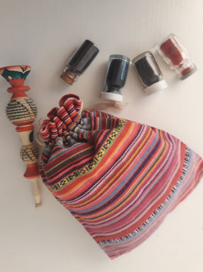 Trousse de maquillage marocain: 3 khôls, flacon khôl et Aker fassi - bioriental