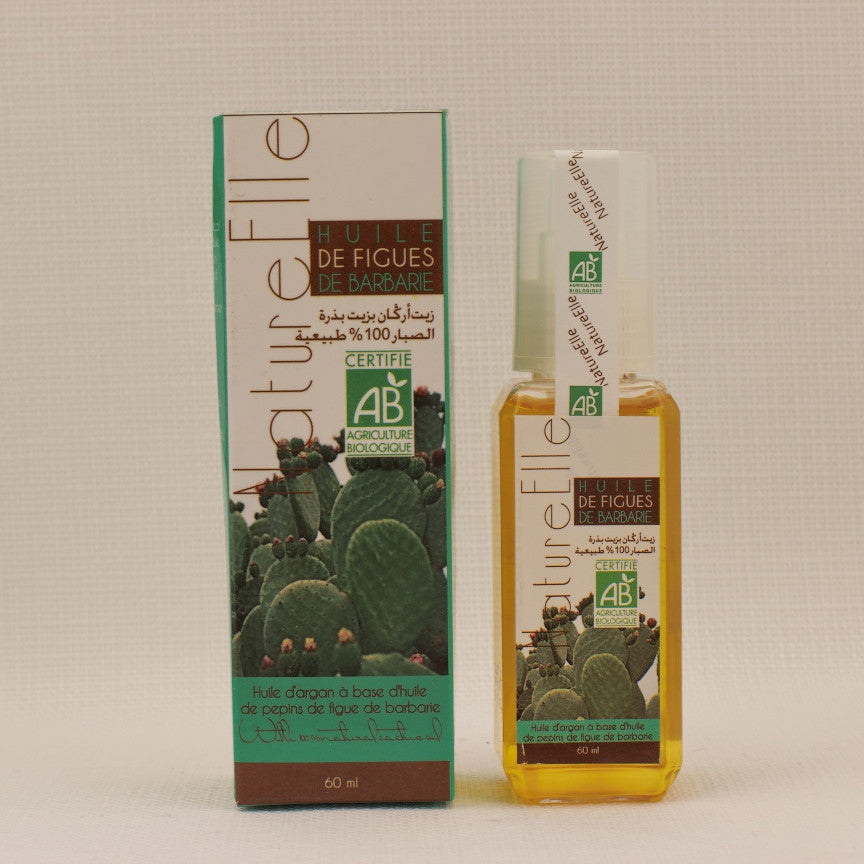 Huile précieuse argan et graines de figue de barbarie Bio - bioriental