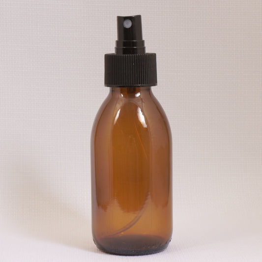 Flacon spray vide en verre ambré - bioriental