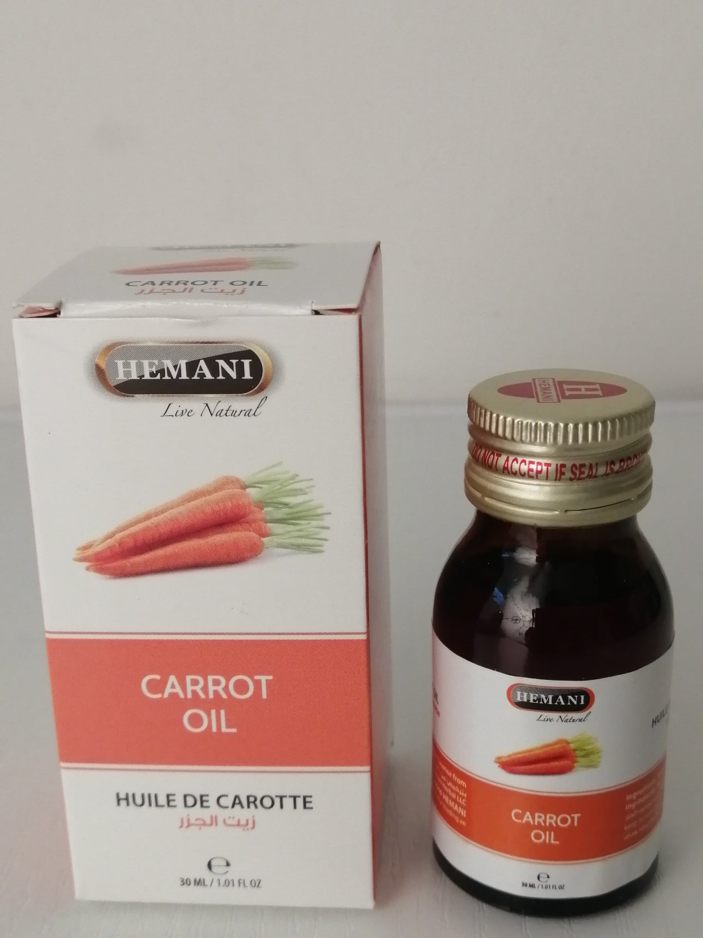 Huile de carotte Hemani