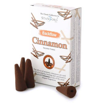 Natural cinnamon incense cones