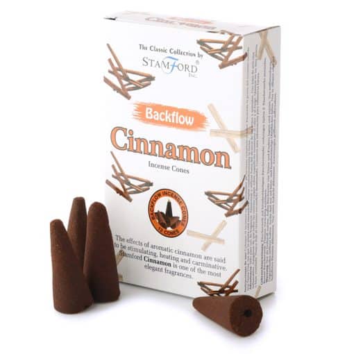 Natural cinnamon incense cones