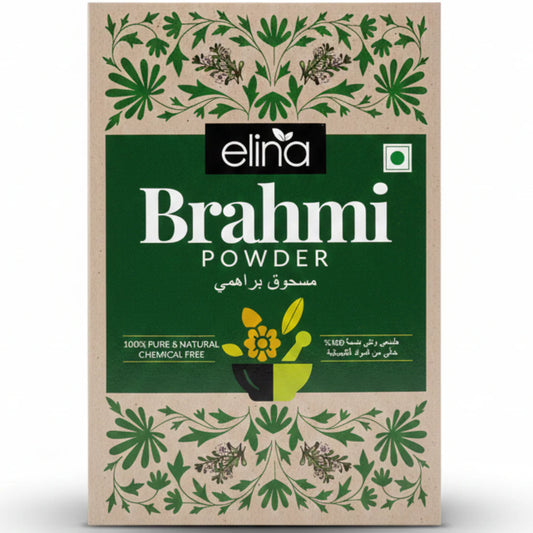 Brahmi en Poudre 100 % Naturelle – Soin Ayurvédique pour les Cheveux et la Pea