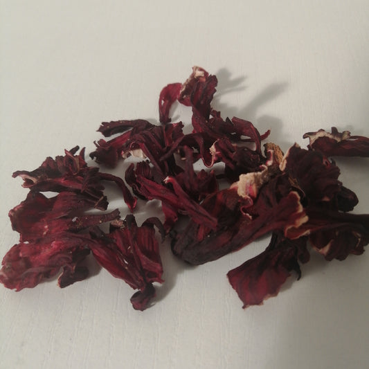 Dried Hibiscus flowers (carcadé)
