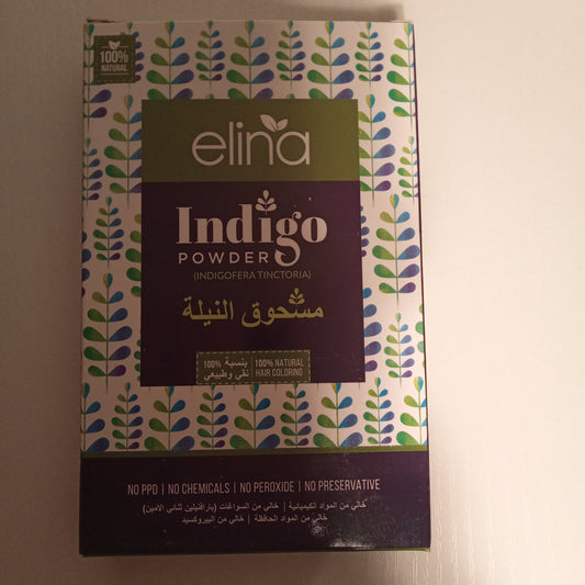 Indigo hair powder