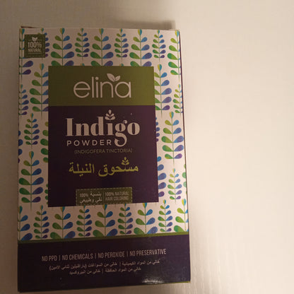 Indigo hair powder
