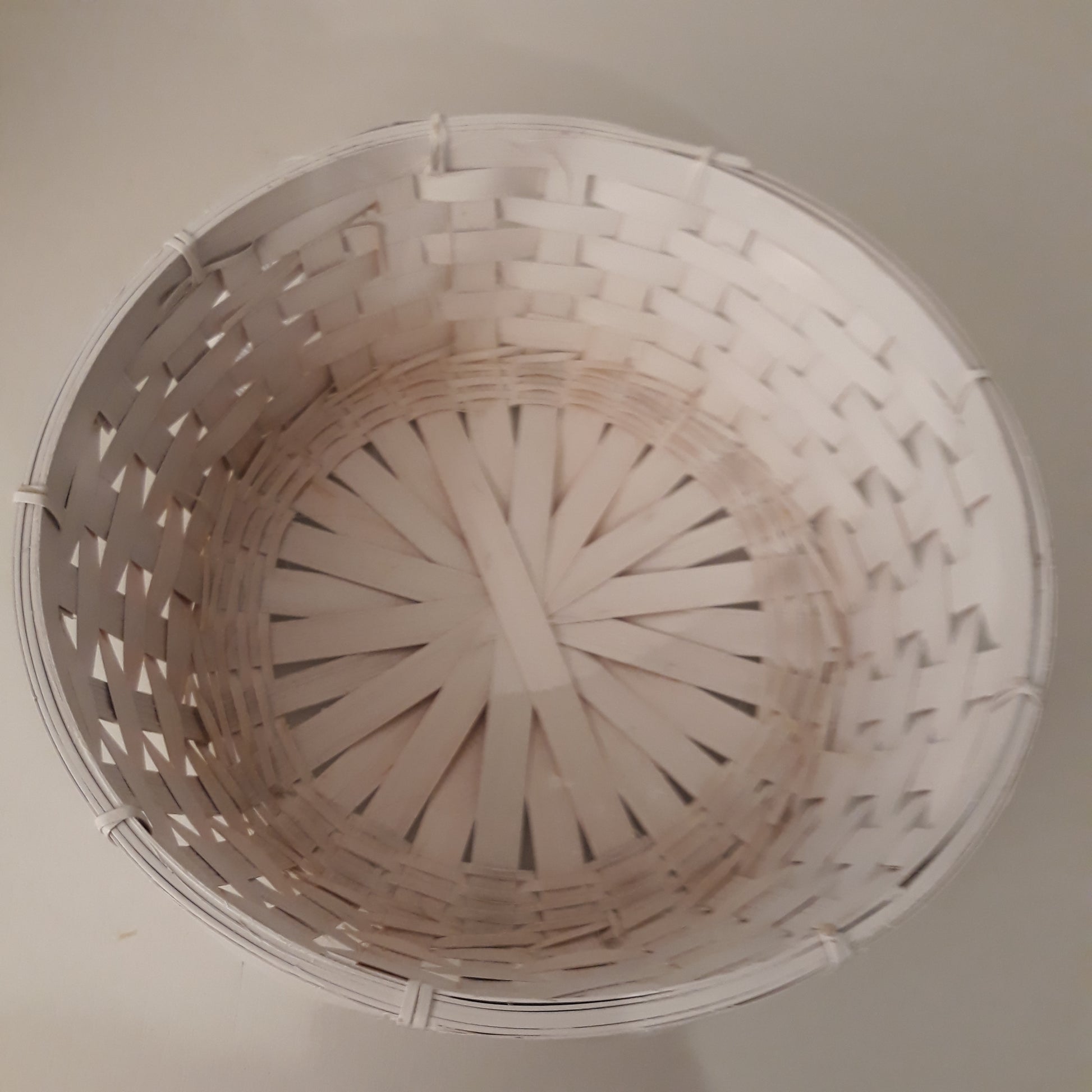 Panier bambou blanc - bioriental