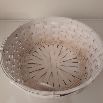 Panier bambou blanc - bioriental