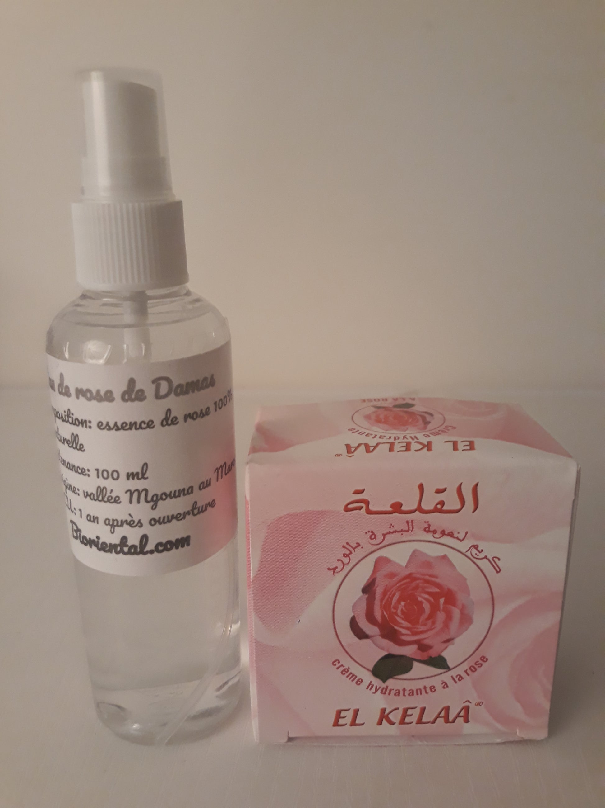 Crème à la rose du Maroc + eau de rose - bioriental