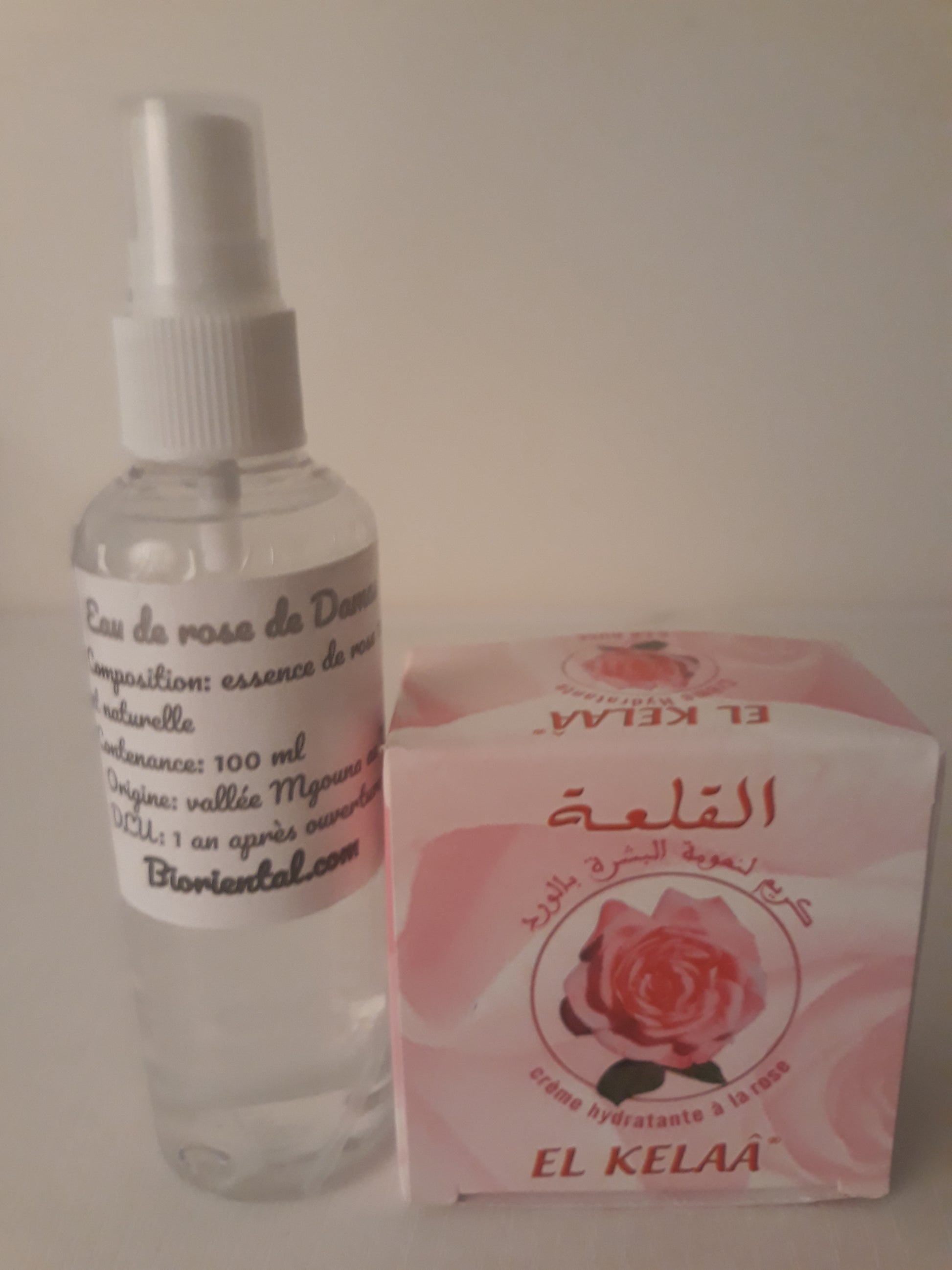 Crème à la rose du Maroc + eau de rose - bioriental
