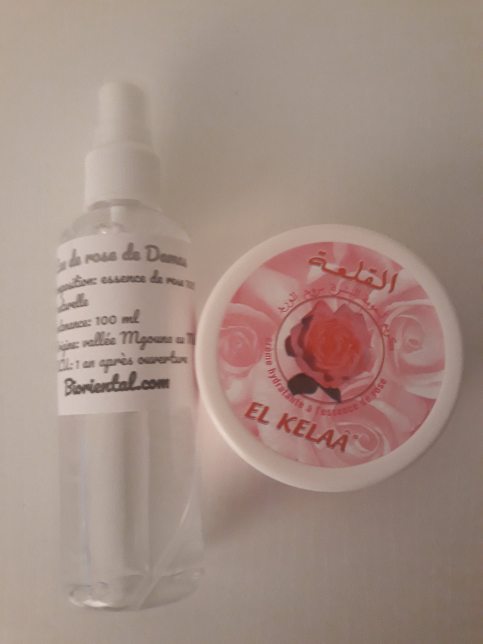 Crème à la rose du Maroc + eau de rose - bioriental