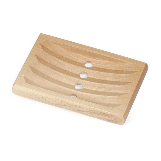 Wooden soap dish