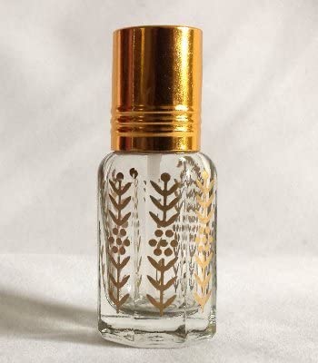 Bouteille en Verre pour Musc 6 ml - FLACON VIDE - Fiole + tige d'application.