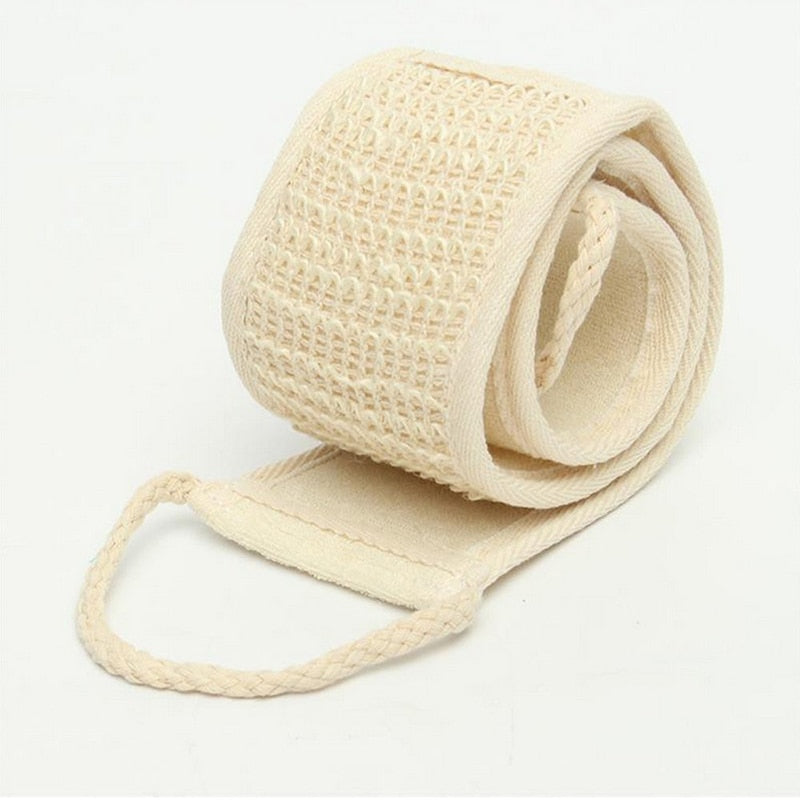 Sisal-loofah bath scrub strip (luffa) - 70 cm