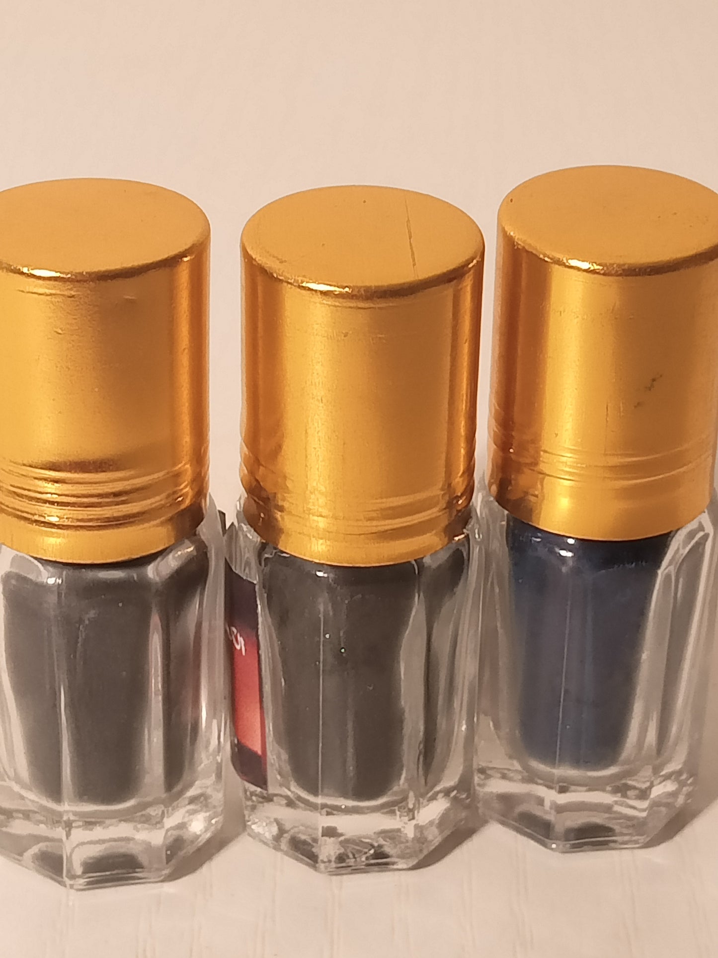 Moroccan makeup kit: 3 kohls, glass kohl bottle and akker fassi