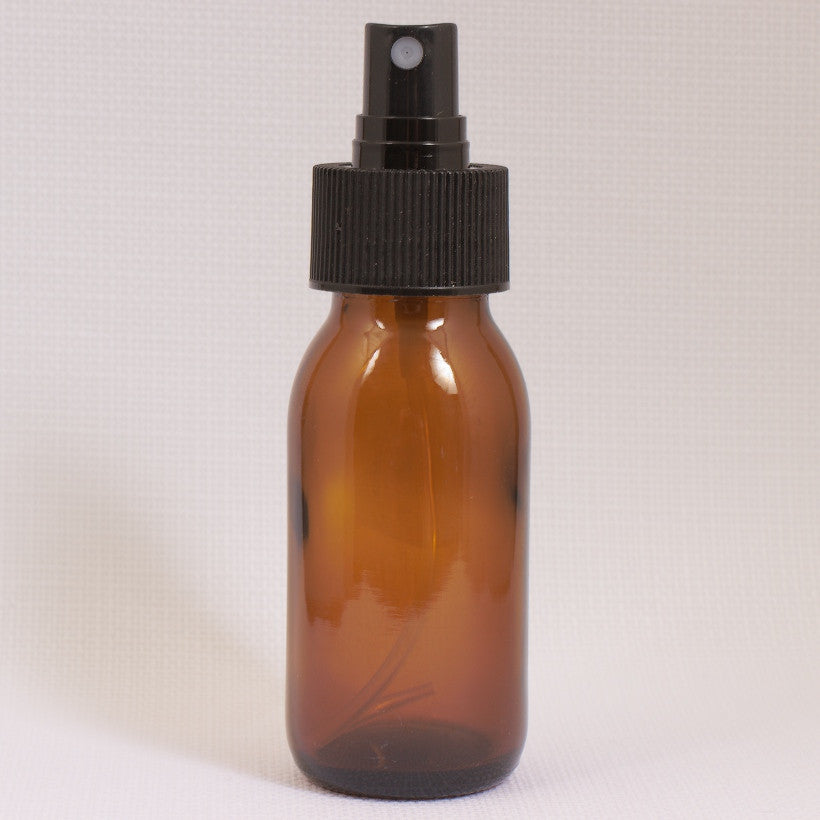Flacon spray vide en verre ambré - bioriental