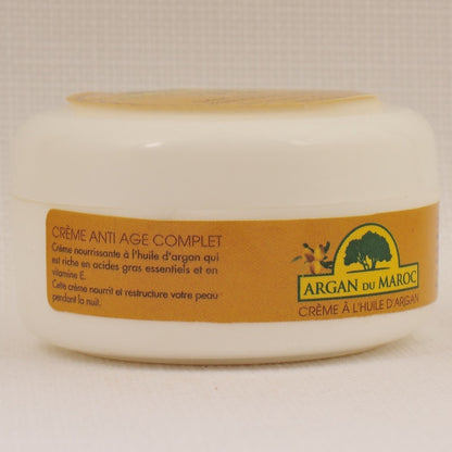 Crème Visage jour et nuit à l'huile Argan - bioriental