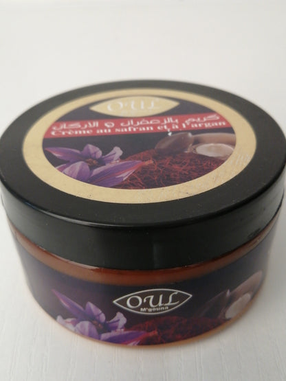 Saffron and argan cream