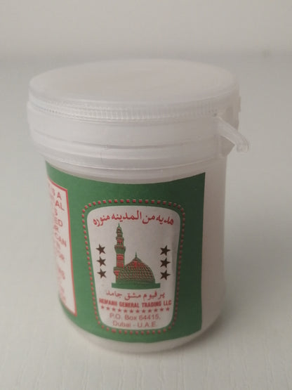 Solid perfume with white musk