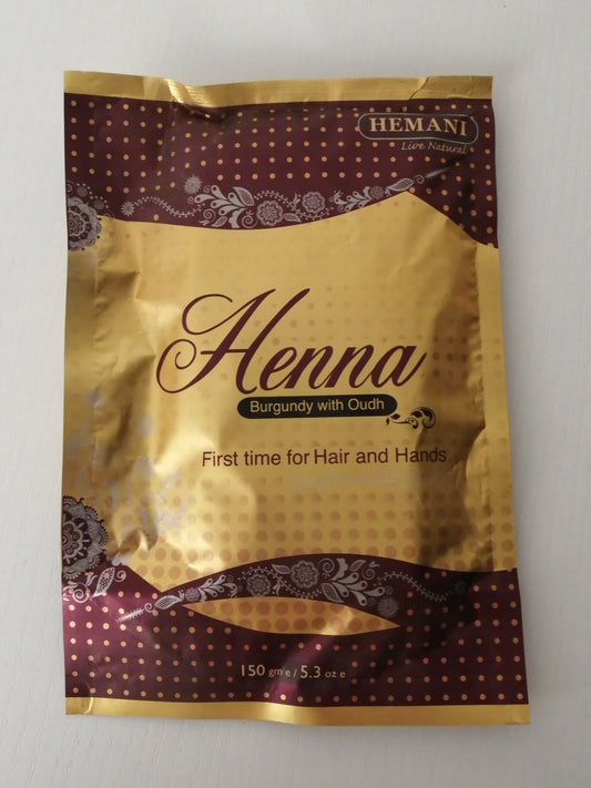 Henna powder Bordeaux HEMANI