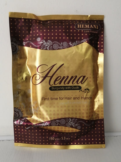 Henné en poudre Bordeaux HEMANI