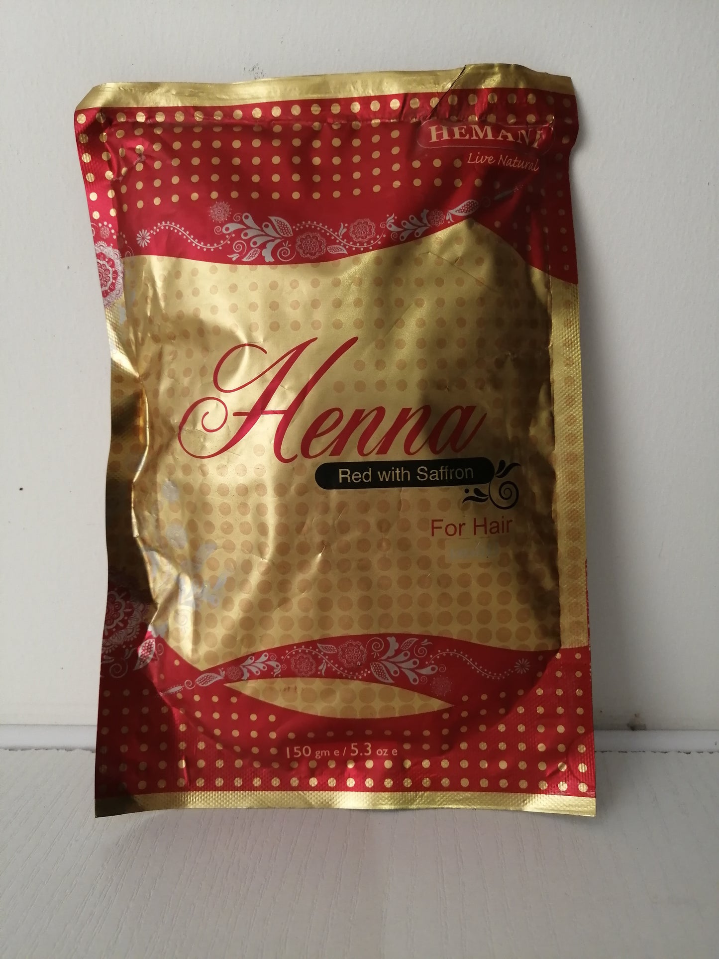 Henné en poudre rouge HEMANI-150 g