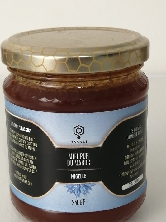 Miel Pure à la nigelle- 250gr - ASSALI