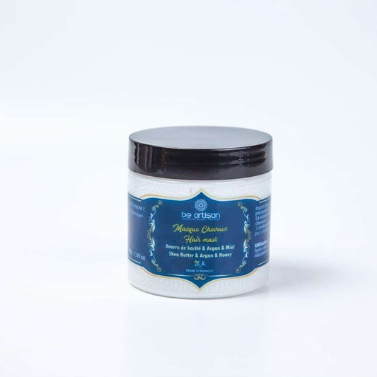 Nourishing hair mask with argan and shea butter