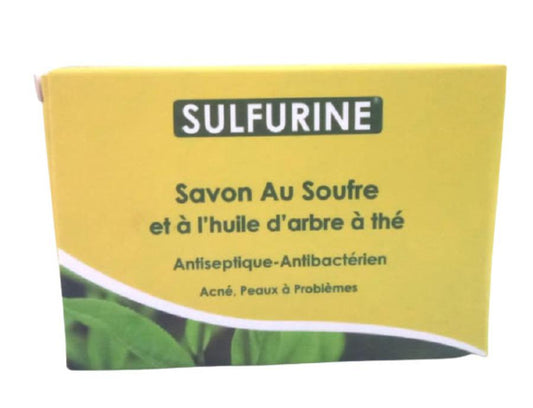 Sulfur and tea tree oil soap - 80 g