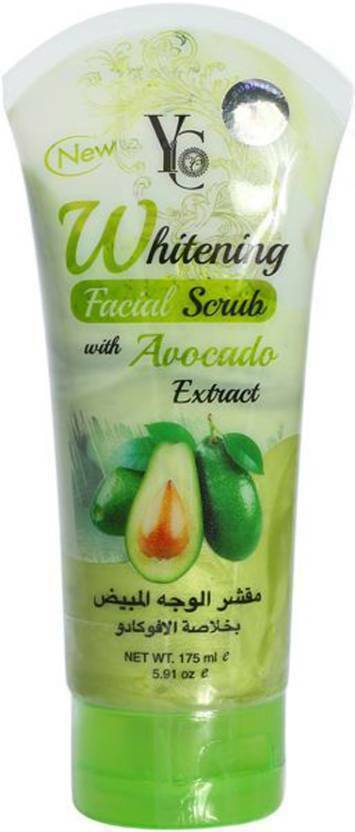 Facial scrub with avocado oil