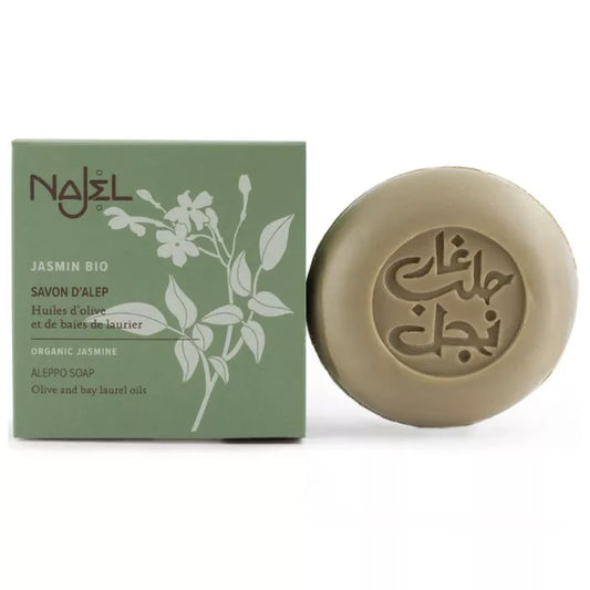 Savon d'Alep au Jasmin BIO - Najel - 100 g